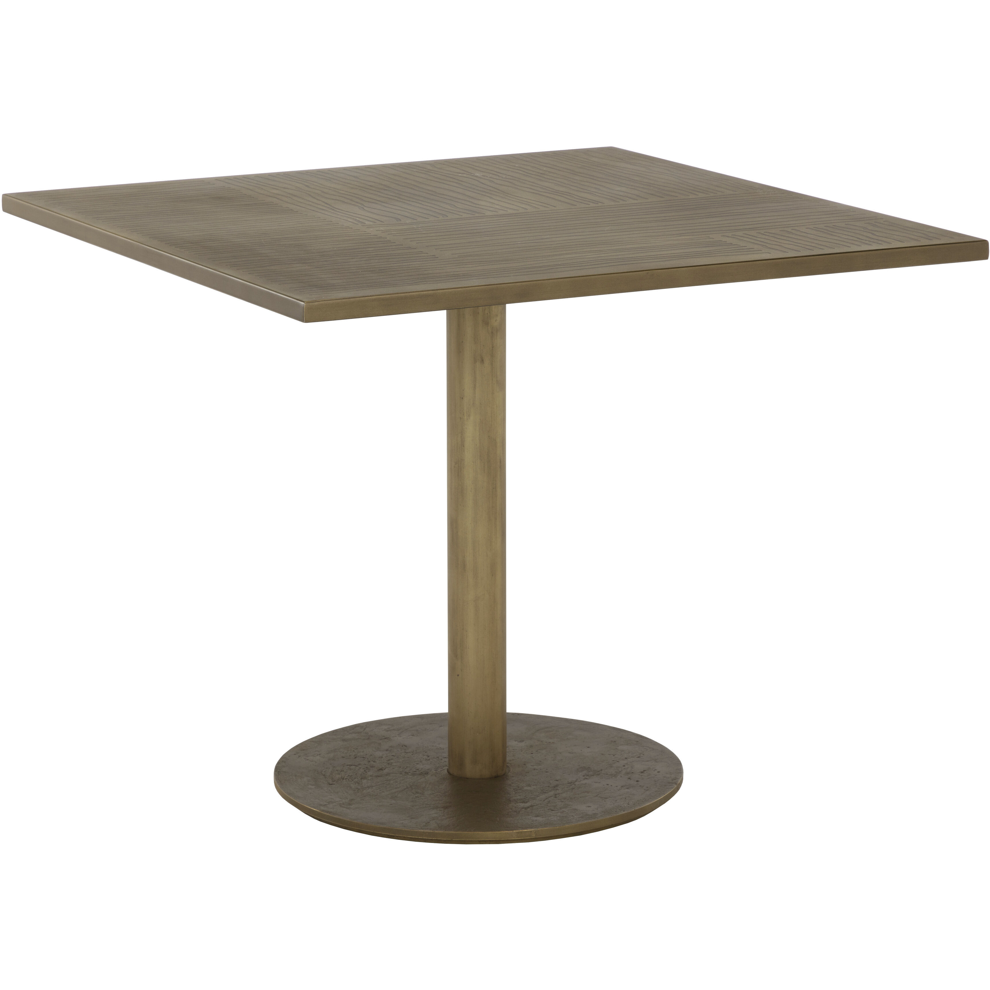Corina Antique Brass Bistro Table